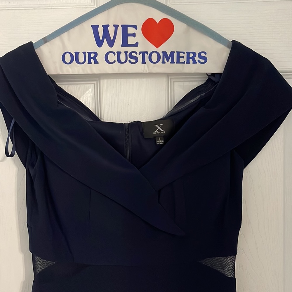 XScape Blue Dress - Picture 2 of 3